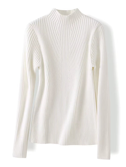 2025 Autumn Winter Turtleneck Sweater Women Fashion Chic Tops Women Knitted Pullovers Long Sleeve Jumper Pull Femme Clothing
