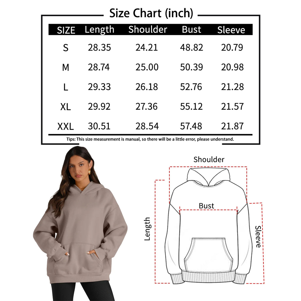 Oversized Hoodies for Women Fall Fashion Sweatshirts Pullover Womens Clothes with Pocket