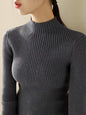 2025 Autumn Winter Turtleneck Sweater Women Fashion Chic Tops Women Knitted Pullovers Long Sleeve Jumper Pull Femme Clothing